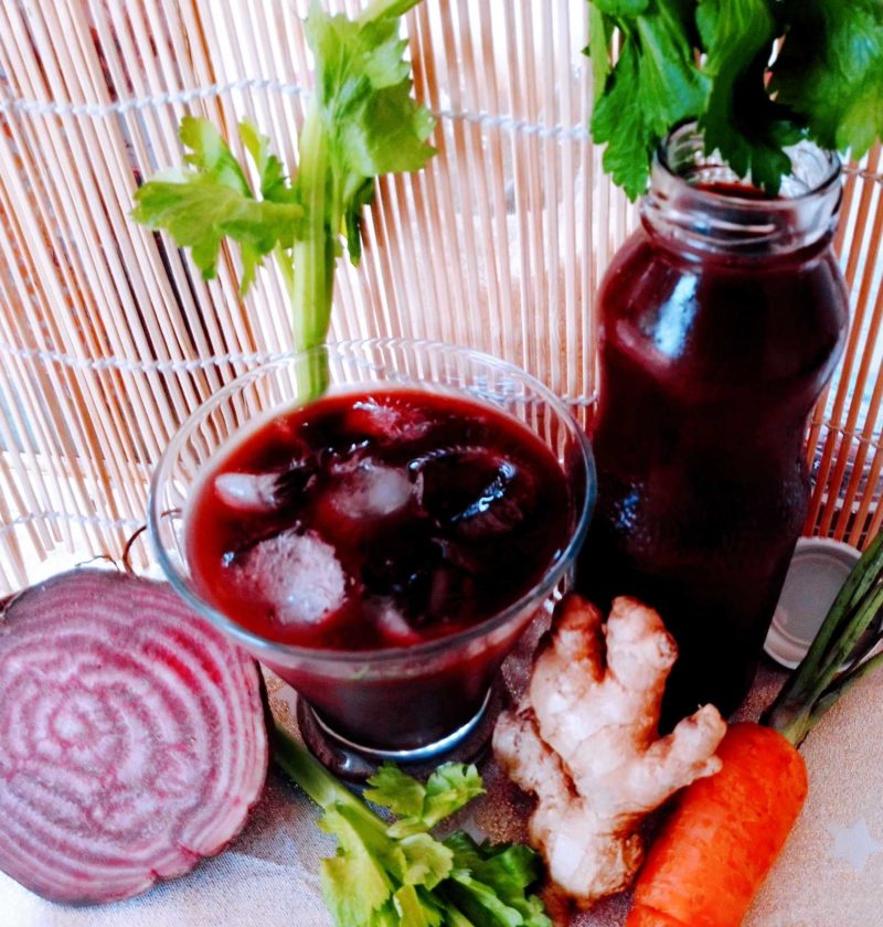 Jus détox betterave, céleri, prune, citron et gingembre - Markal bio