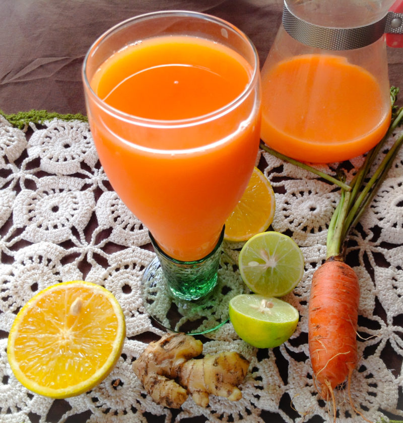 Recette Jus d'agrumes et gingembre